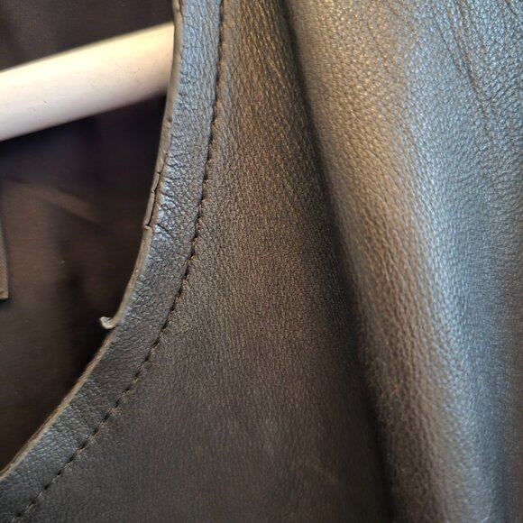 Black leather jacket Massimo dutti - Picture 7 of 12